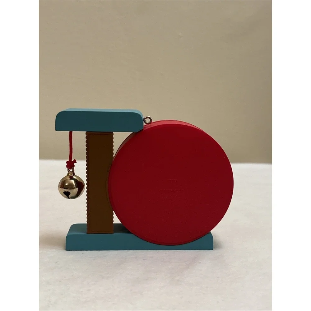 2023 Hallmark Keepsake Purr-fect Photo Holder Christmas Ornament Cat Red Teal
